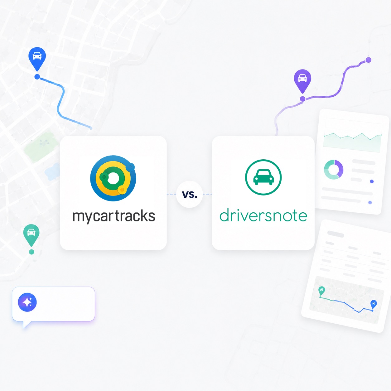 MyCarTracks and Driversnote mileage tracking comparison