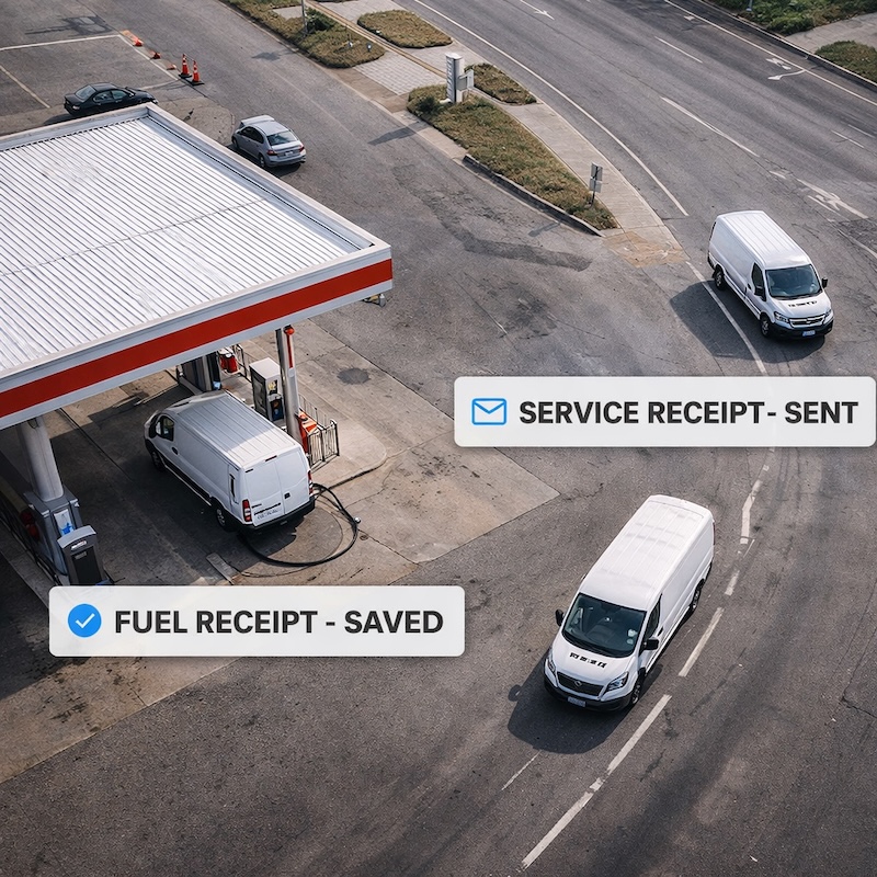 MyCarTracks expense tracking dashboard with cost records and summaries.