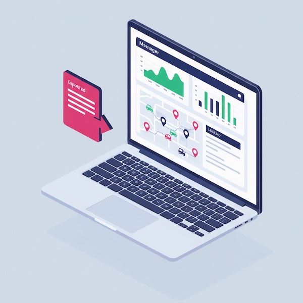 Manager dashboard in MyCarTracks