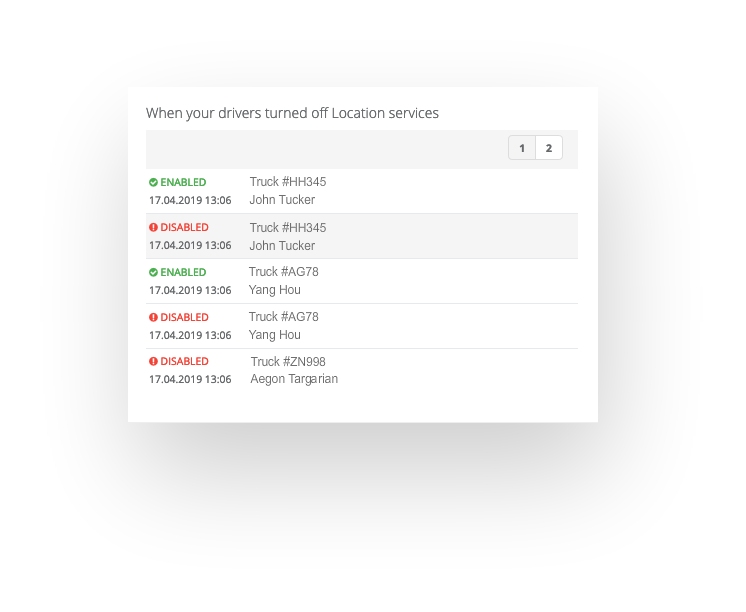 Location services notifications