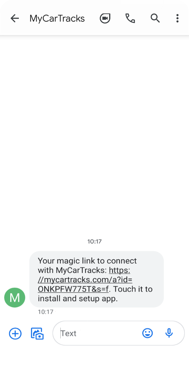 MyCarTracks Magic Link